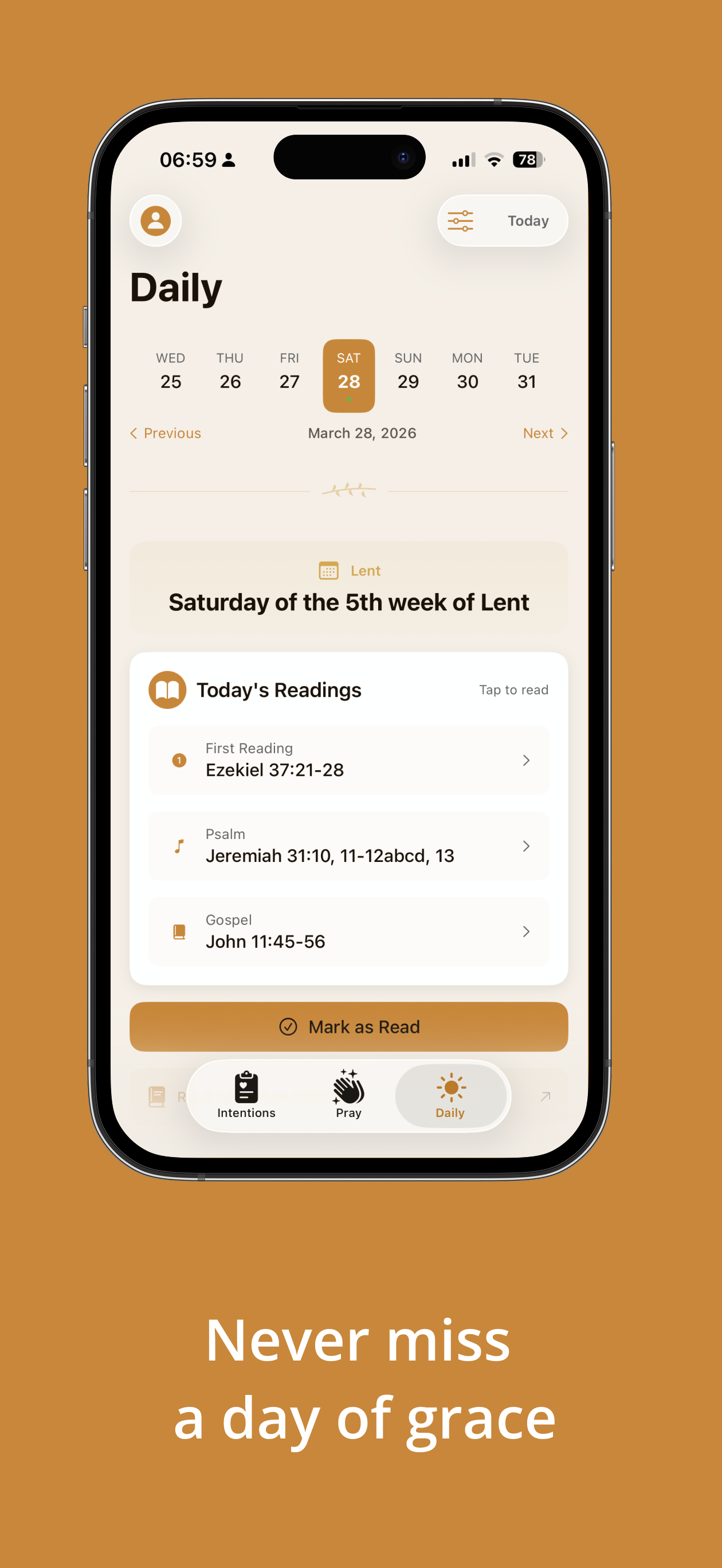 Seek Faith app screenshot